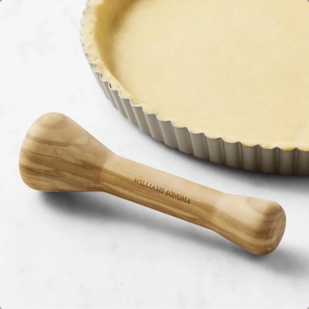 Williams Sonoma olive wood Tart Tamper